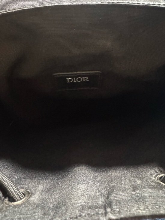 Christian Dior Black Hit the Road Sling Backpack